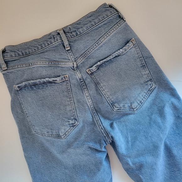 AGOLDE Riley High Rise Distressed Jeans 27 - Picture 10 of 10